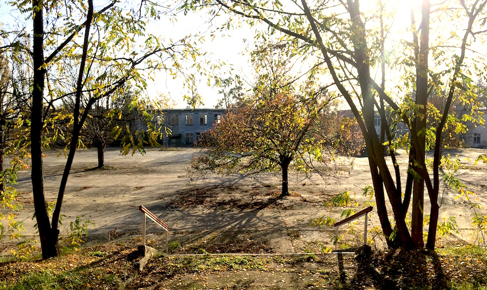 Friedensstadt Glau: der Appellplatz der sowjetischen Garnison